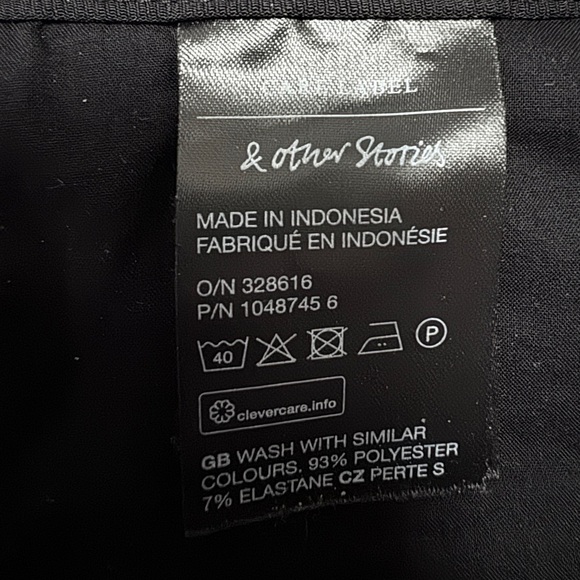 & Other stories Black Suit Pants In Size 4 - Picture 9 of 17